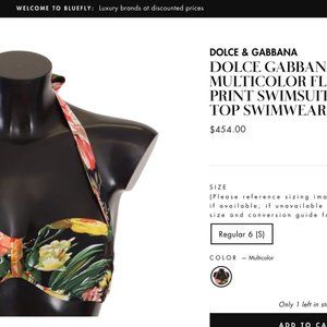 Bikini Top, Dolce & Gabbana